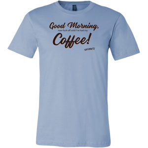 Good Morning...Coffee! Canvas Mens Shirt