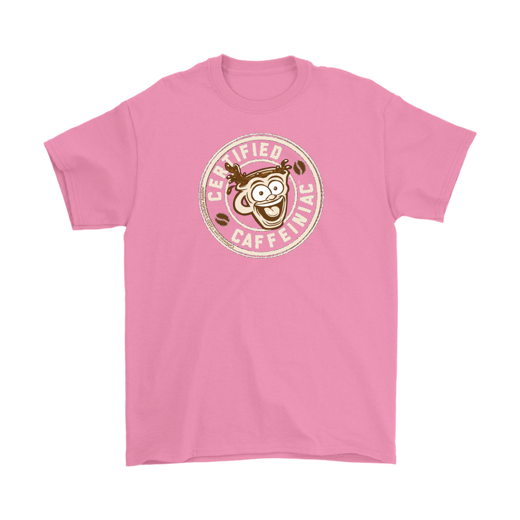 Certified Caffeiniac - Gildan Mens T-Shirt