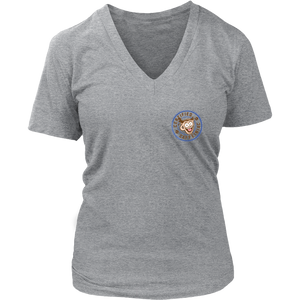 Certified Caffeiniac - District Womens V-Neck