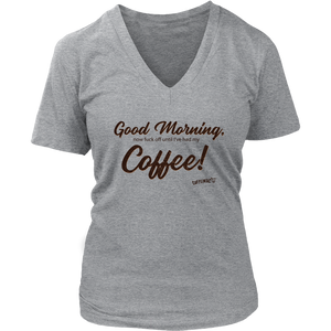 Good Morning...Coffee! District Womens V-Neck