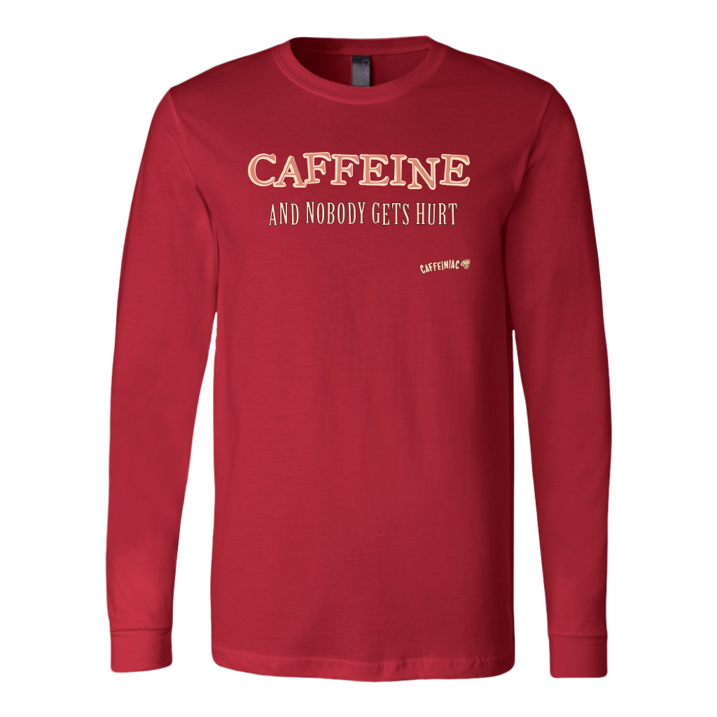 CAFFEINE and nobody gets hurt - Canvas brand Long Sleeve Shirt