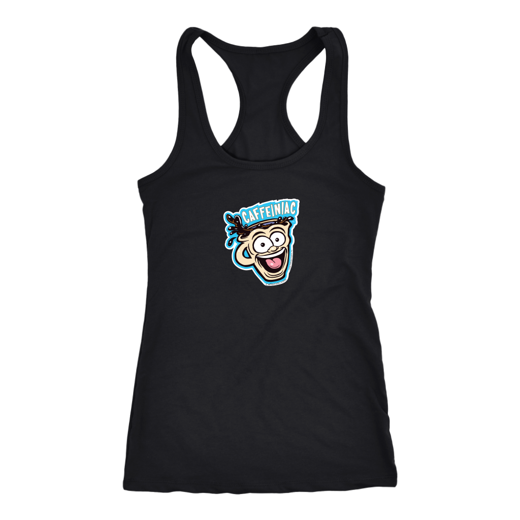 Caffeiniac - Next Level Racerback Tank