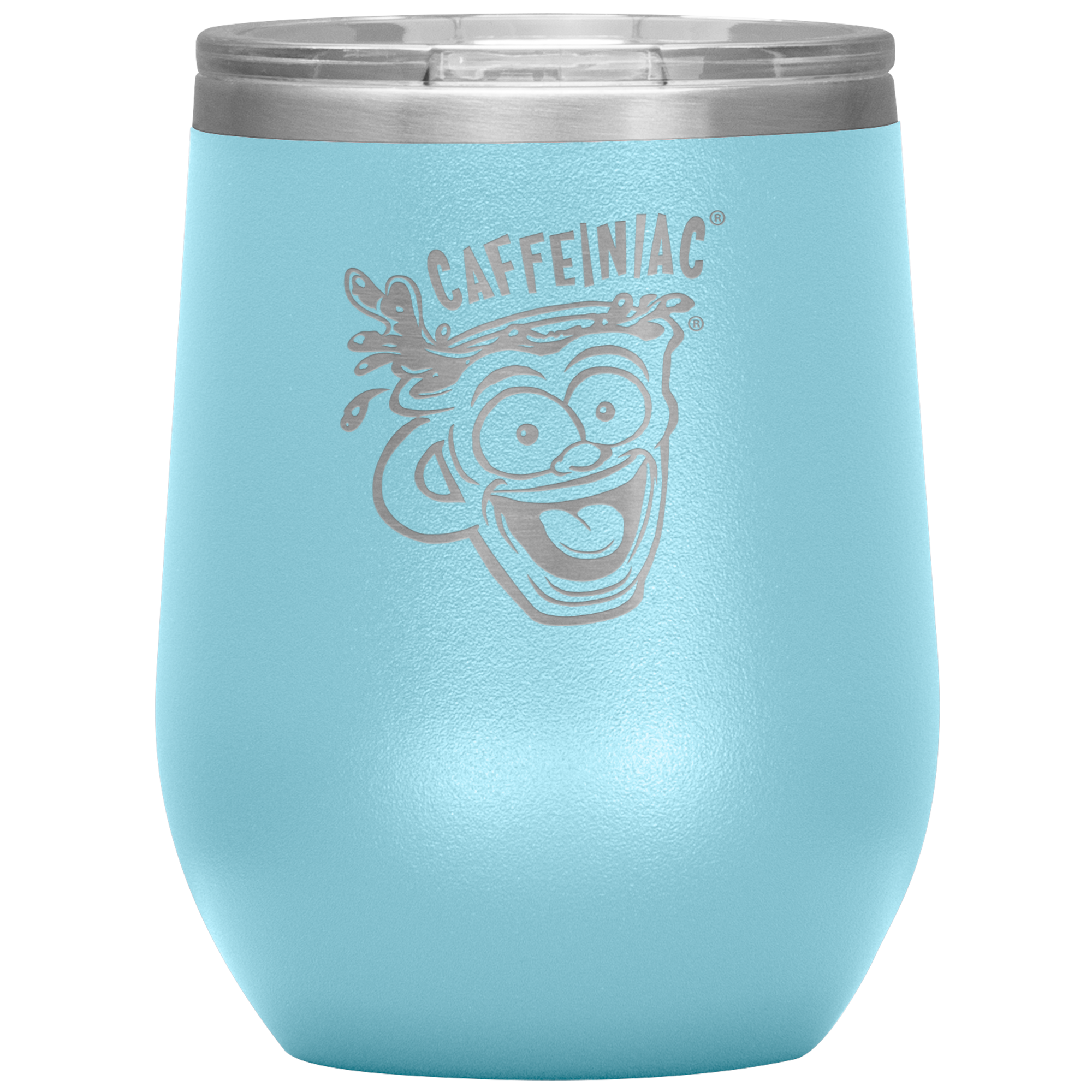 Caffeiniac Dude Wine Tumbler