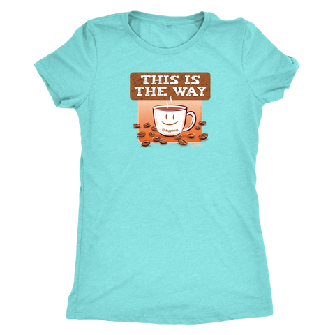 Image of This is the Way - Womens Triblend Shirt by Next Level
