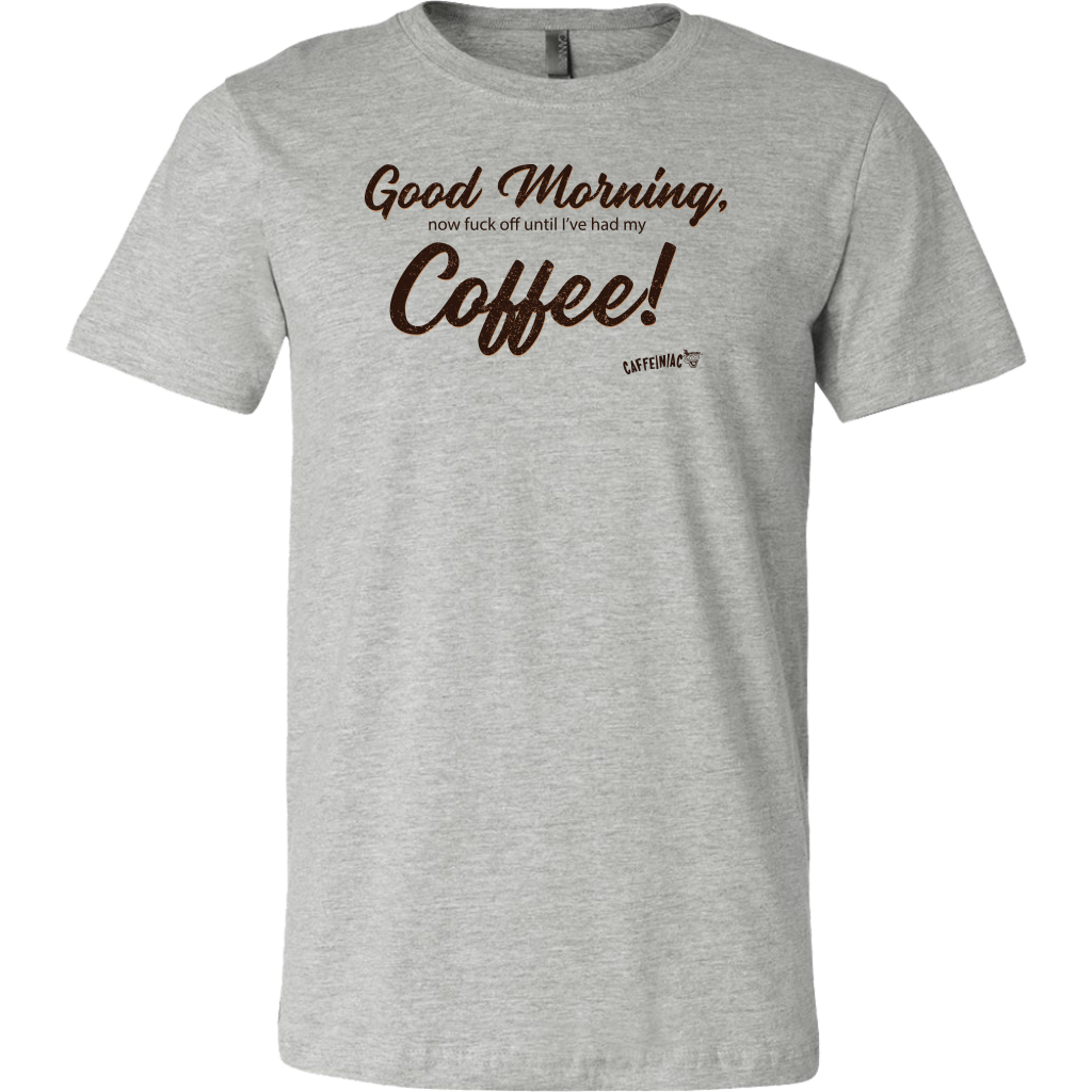 Good Morning...Coffee! Canvas Mens Shirt