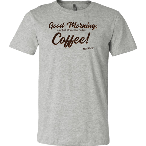 Image of Good Morning...Coffee! Canvas Mens Shirt