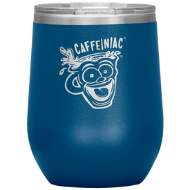 Caffeiniac Dude Wine Tumbler