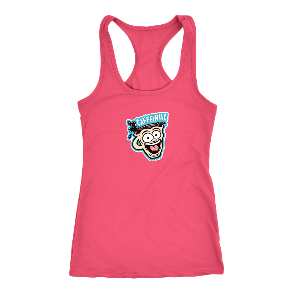 Caffeiniac - Next Level Racerback Tank