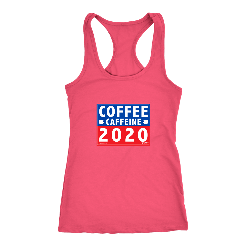 COFFEE CAFFEINE 2020 Racerback Tank