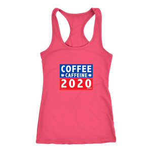 COFFEE CAFFEINE 2020 Racerback Tank