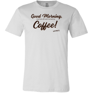Good Morning...Coffee! Canvas Mens Shirt