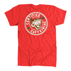 Certified Caffeiniac -  American Apparel Mens Premium T-shirt