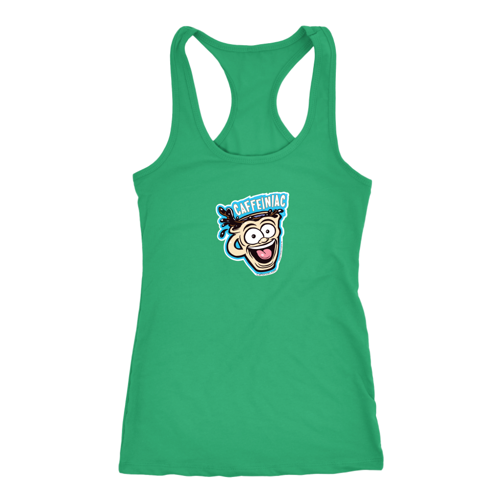 Caffeiniac - Next Level Racerback Tank
