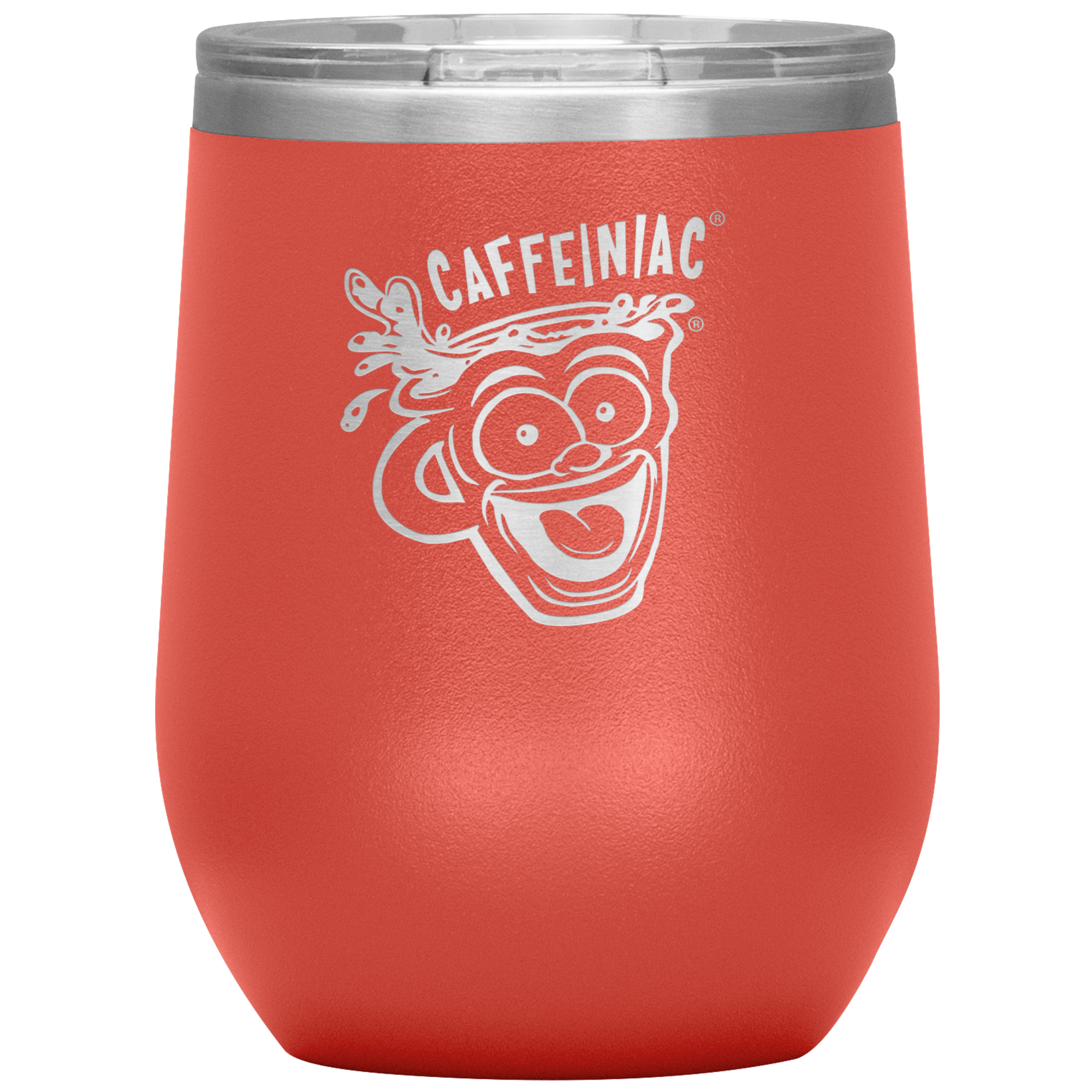 Caffeiniac Dude Wine Tumbler