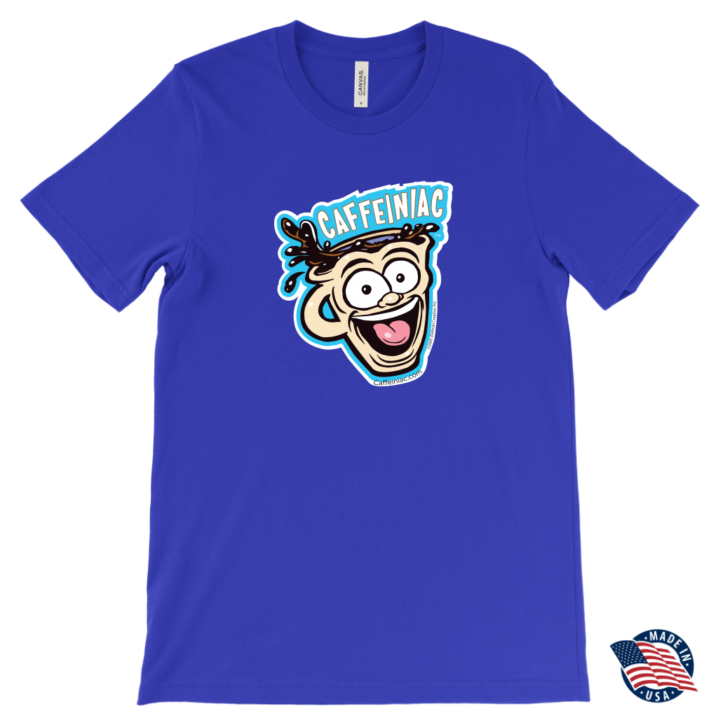 Caffeiniac - Canvas brand Mens T-Shirt