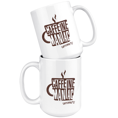 Image of white ceramic coffee mug by Caffeinaic